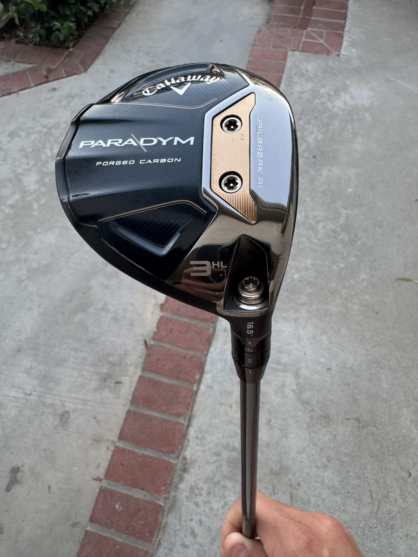 Callaway paradym 3 Wood HL 16.5 Degrees Stiff Flex