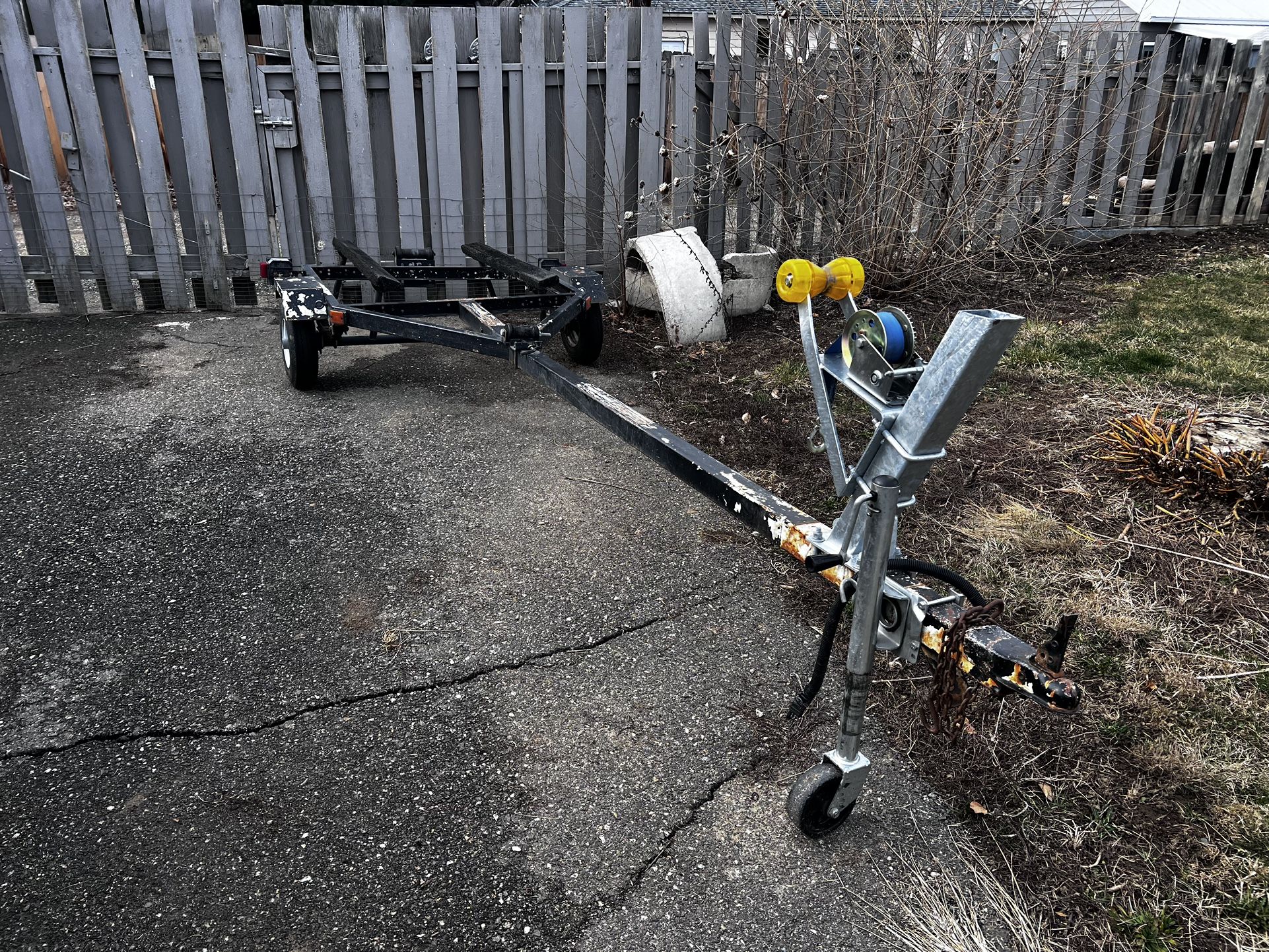 Boat Trailer for Scrap Metal