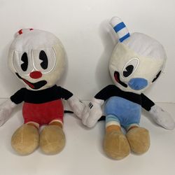 Cuphead And Mug Man Plushies