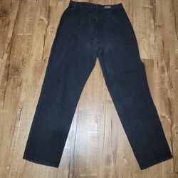 Vtg Ozark Mountain Black Denim Jeans 