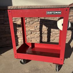 Craftsman 2-tier rolling utility cart. 