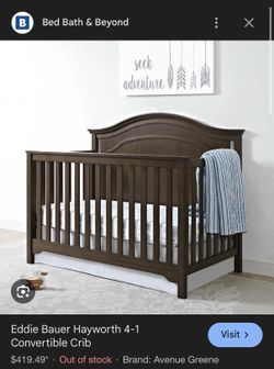 Eddie Bauer 4 in 1 crib