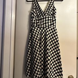 Black & White Polka Dot dress - Small