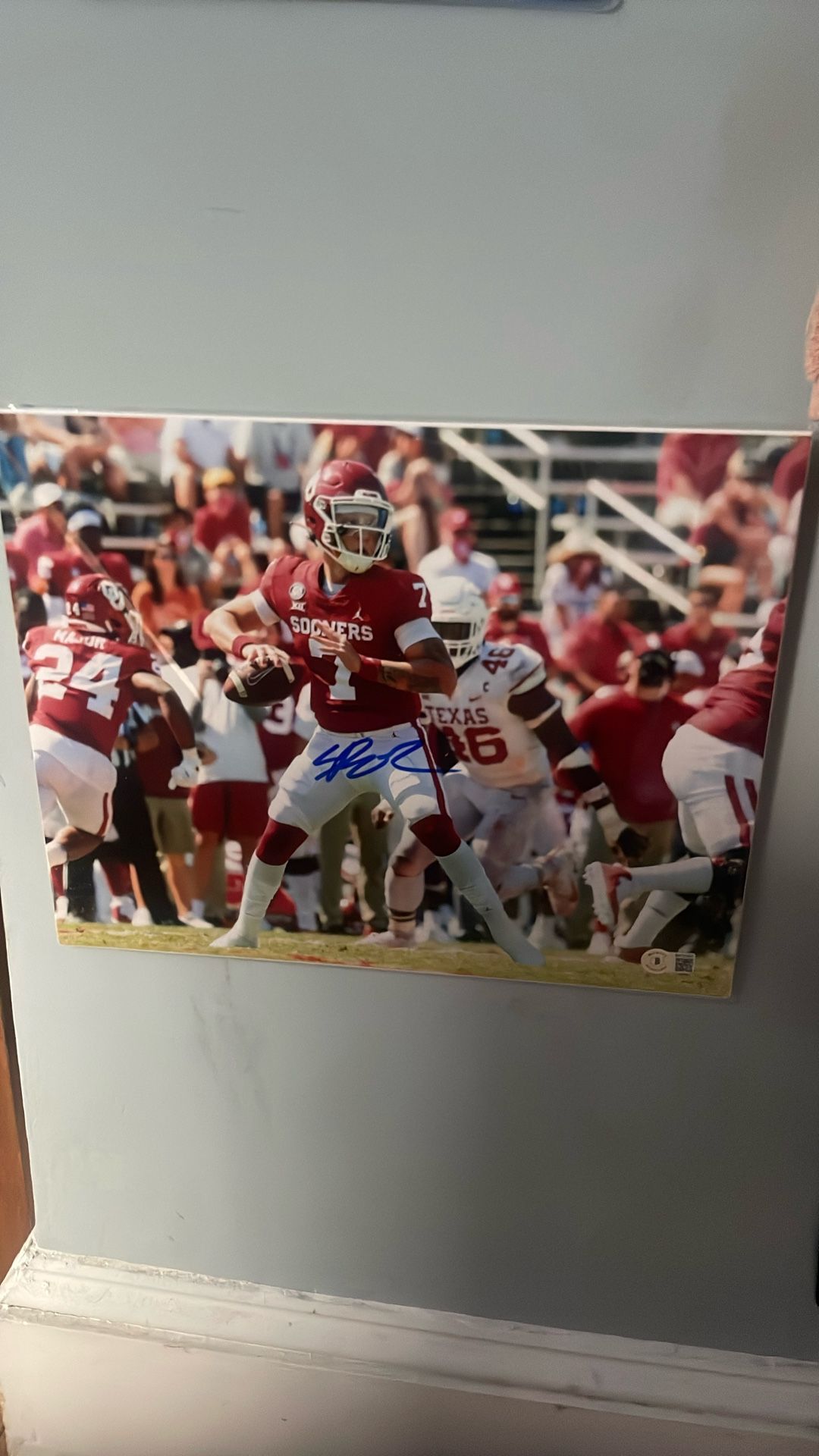 Spencer Ratler Oklahoma Signed Picture