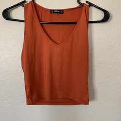 Orange Crop Top
