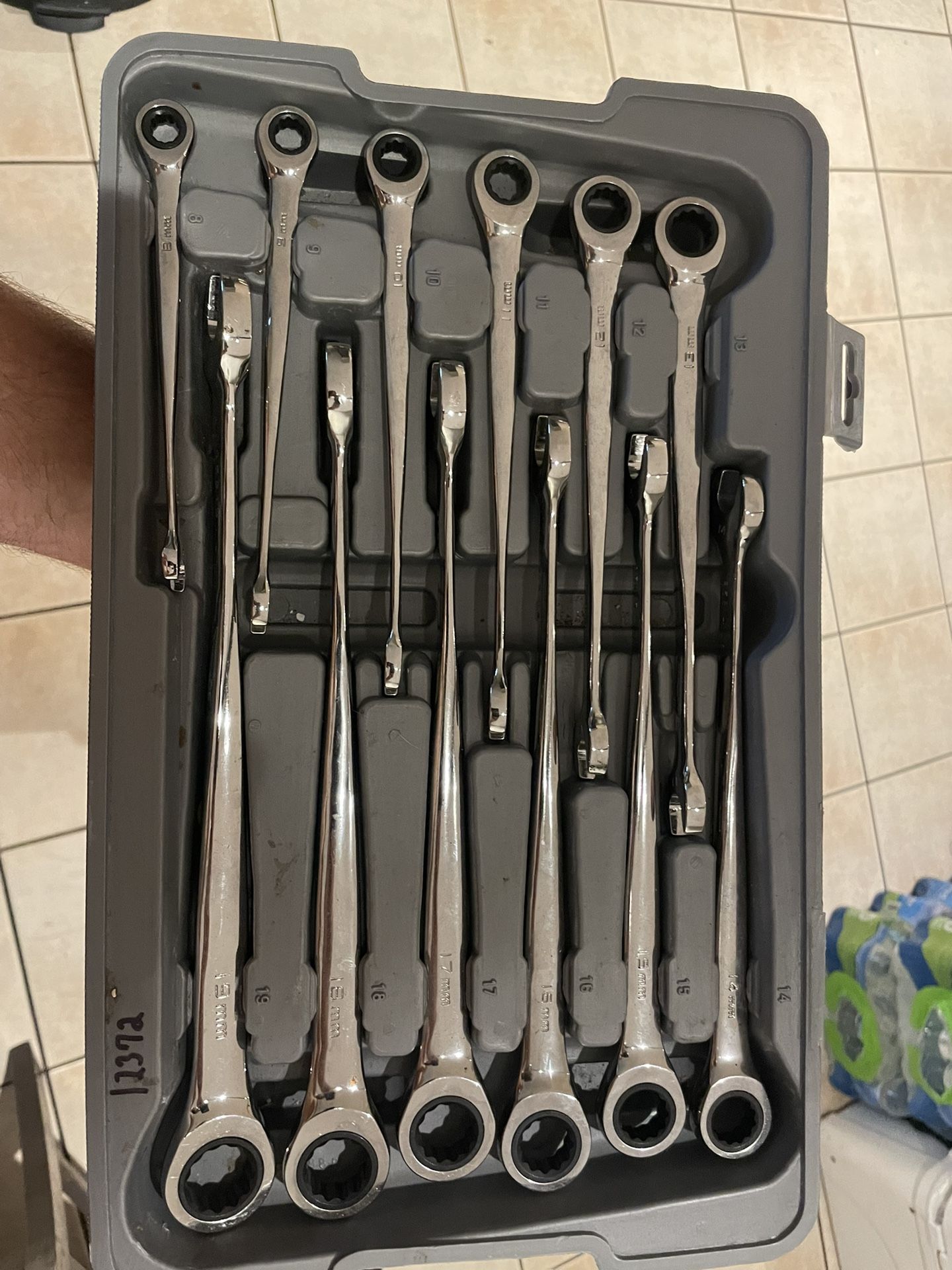 GEARWRENCH 12 Pc. 12 Pt. XL X-Beam Ratcheting Combination Wrench Set, Metric - 85888 $150 locally in n Lakeland or shipping available