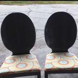 Two Wooden Chairs 
