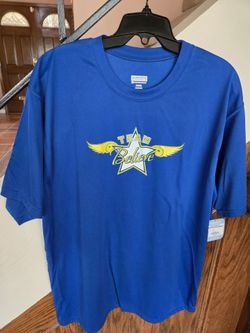 New Augusta Sportswear "Team Believe" Performance Shirt, Adult XL