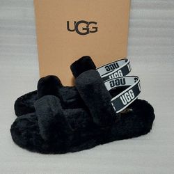 UGG sandals. Brand new in box. Black. Size 11 women's shoes Slippers Slides