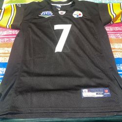 Reebok Authentic NFL Jersey Big Ben Size 48 Super Bowl Commemorative