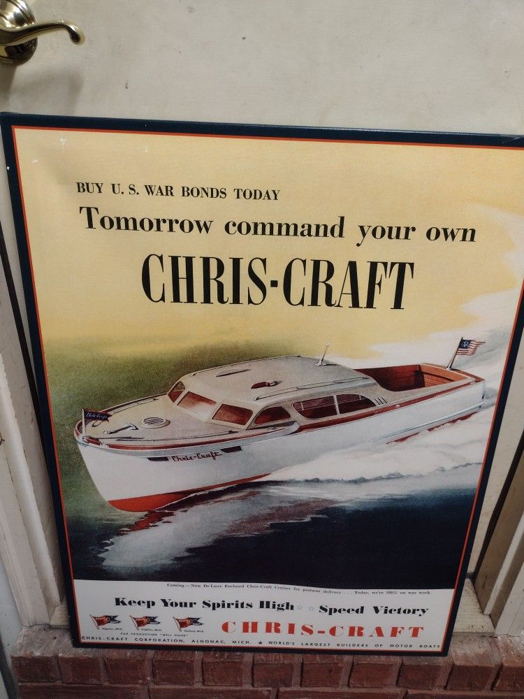 Chris Craft Canvas Print