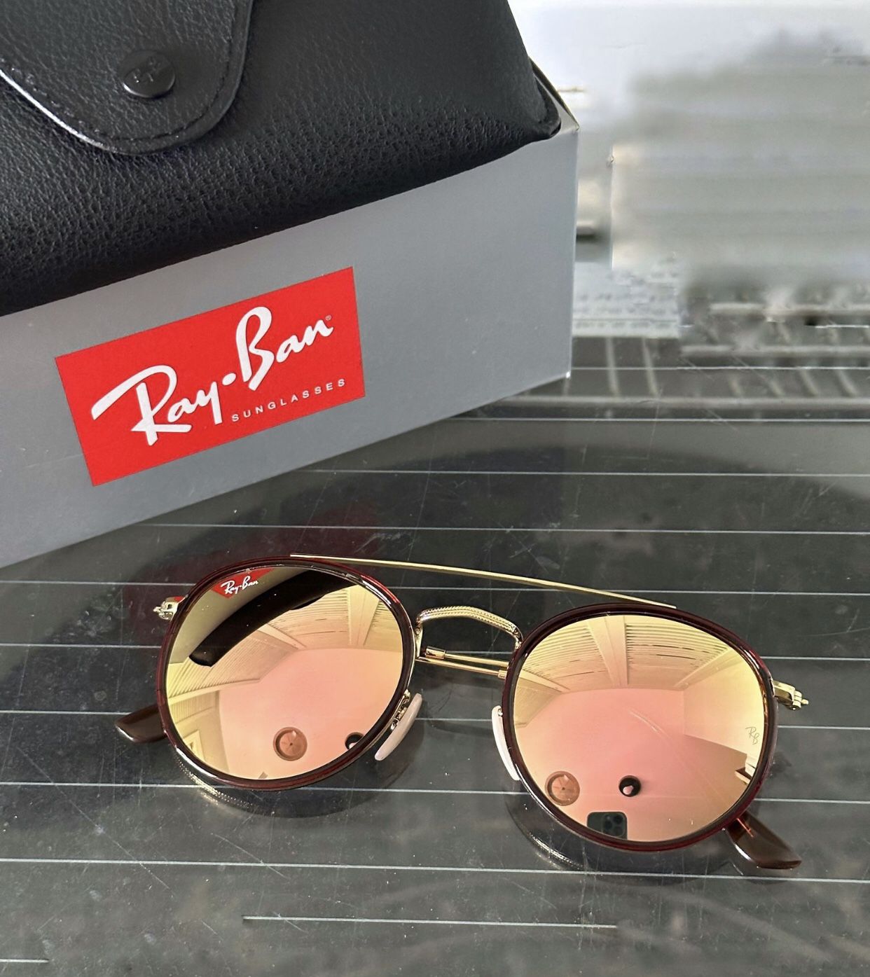 Rayban Round Double Bridge 51mm