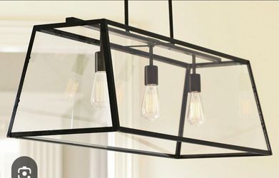 Large hanging industrial light