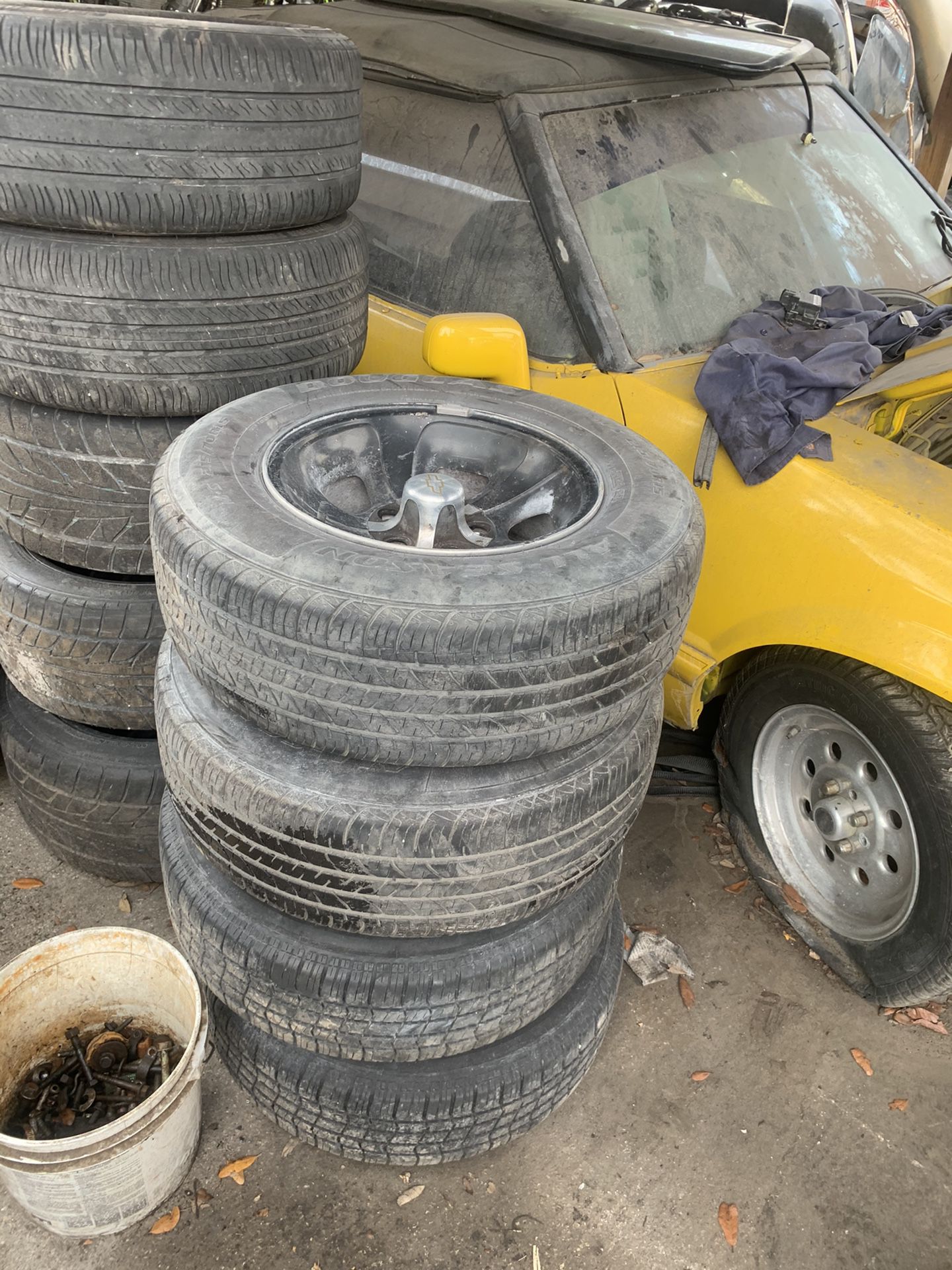 Chevy s10 rims and tires