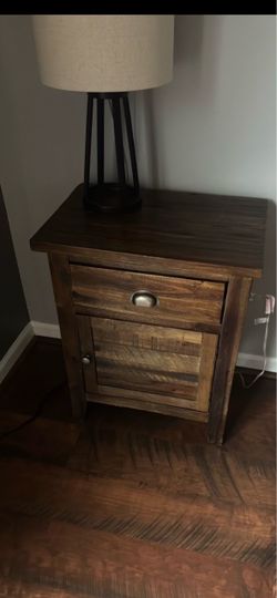Wood night stand