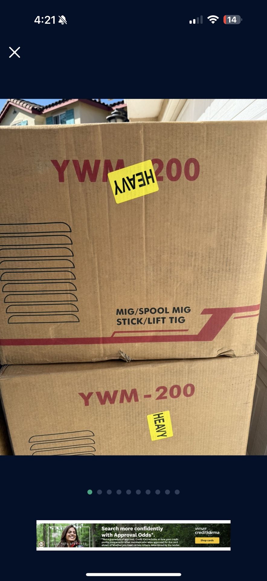 Welding Machine 4-1 110/220V Dual Voltages MIG Flux Cord Stick Lift TIG Multi Proces MIG Welding Machine,Spool Gun Compatible