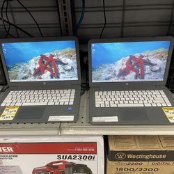 Hp Stream Computer Laptop 14” With Charger Working Condition 