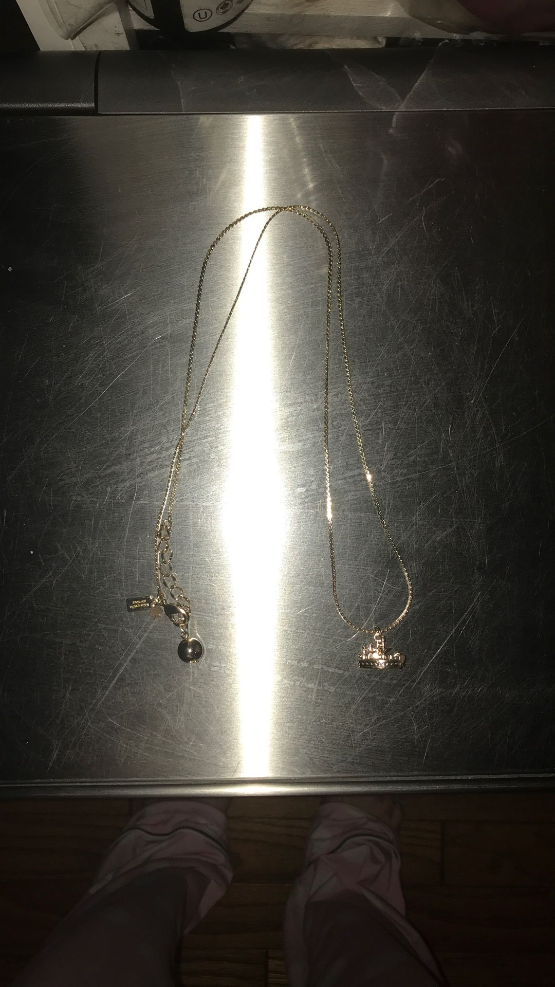 Kate Spade ♠️ Boat 18 Inch Necklace 10k Gold Plated 