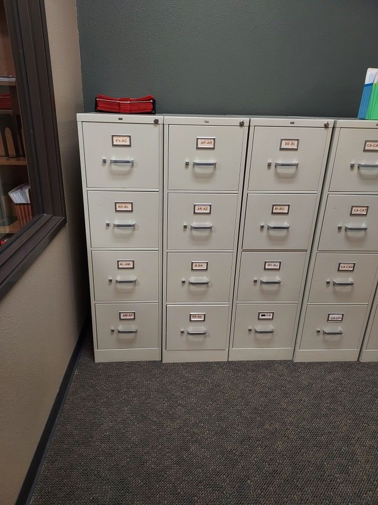 4 Drawer File Cabinets