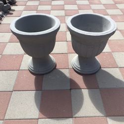 New Flower Pots Made Out Of Cement Perfect Gift For Any Occasion 