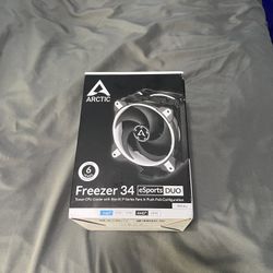 ARCTIC Freezer 34 Esports Duo CPU Cooler White and Black