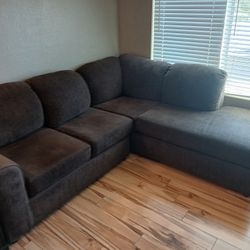 Light Brown L Shape Couch