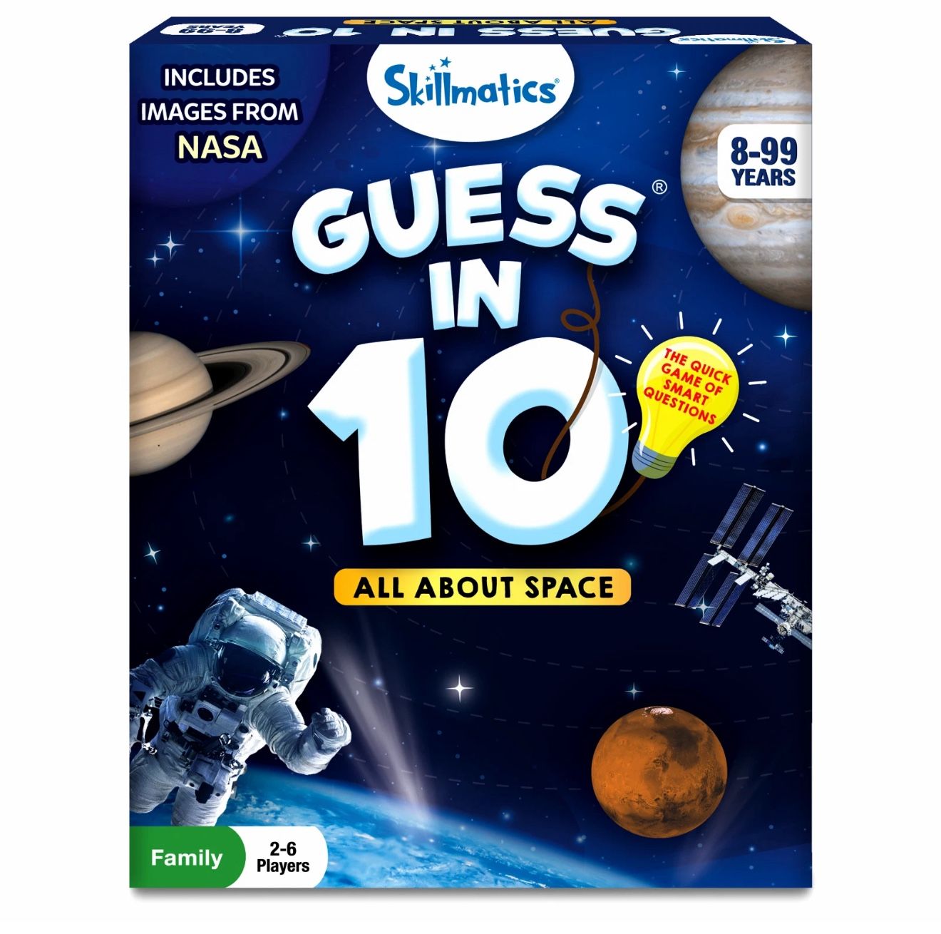 Skillmatics Card Game "Guess in 10 NASA Space" 