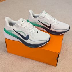Brand New Nike Mens Size 10 Pegasus 42 Running Shoes Wide White Navy Green Seahawks