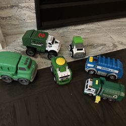 6 Toddler Garbage Truck Toys 