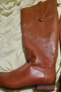 Sam Edelman Penny Tall Leather Riding Boots Whiskey Size 7.5 M