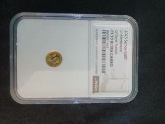 NGC Pope Francis gold coin