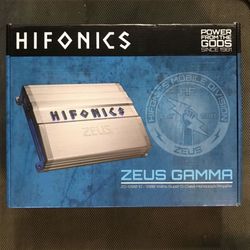 Hifonics 1200 Watts Amplifier 1 Channel Bass Amp With Bass Knob