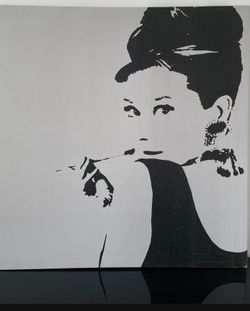 Audrey Herpurn Canvas big