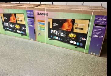 85 TV Samsung smart 4K HDTV $55 down on Financing for delivery six month warranty