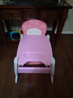 High chair/ toddler table and chair