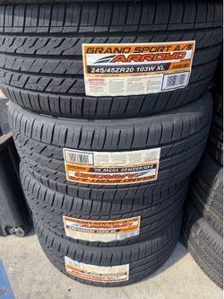 245/45/20 ARROYO ALL SEASON 4 NEW TIRES INSTALLED ✅ INSTALADAS ✅