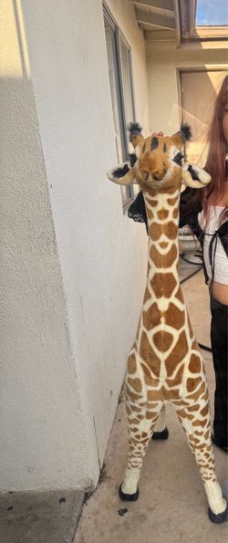 Stuffed Animal- oversized Zebra, giraffe, Lion