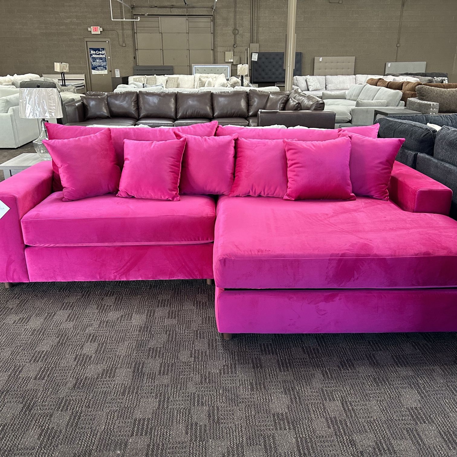 PINK Sectional Sofa 