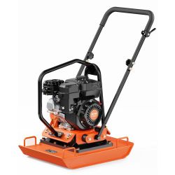 VEVOR Plate Compactor, 7.0 HP Gas Engine, 4451.22 lbf Vibration Compaction Force, 432 sq. in Plate, 5400 RPM Power Tamper, Ground Compactor Rammer for