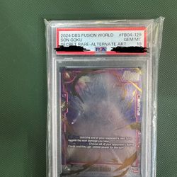 Goku SCR Alt PSA 10