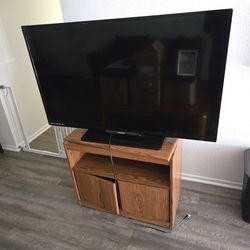 Free and works Deep Freezer, TV and Stand