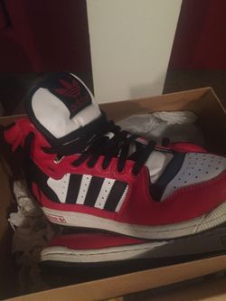 Adidas red and black