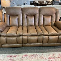 [OM] 🟪 Only $45 initial then take it home 🏡 Brand New Morello 2 Piece Reclining Sofa And Loveseat 