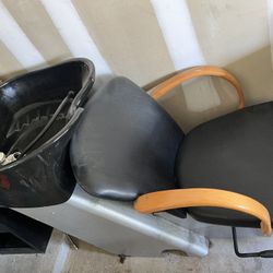 Shampoo Bowl and Chair Unit