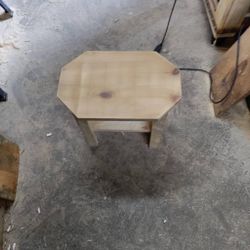 Unfinished  End table 