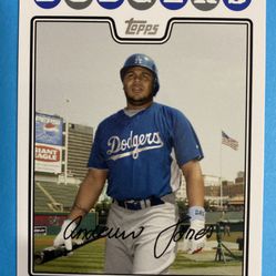 Andruw Jones 2008 Topps LA Dodgers Card•