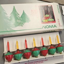 Vintage Noma bubble lights