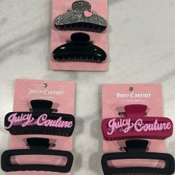 Juicy Couture Hair Clips 