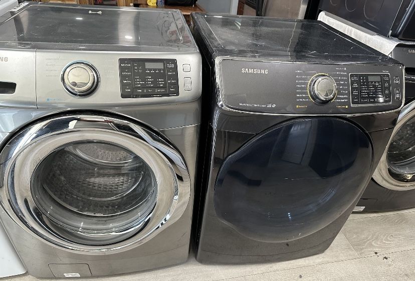 Samsung Washer And Dryer Set Working Good