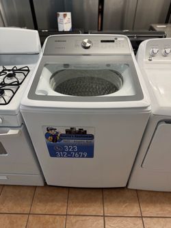 ✨ LABOR DAY SALE ✨ Samsung Top Load Washer White